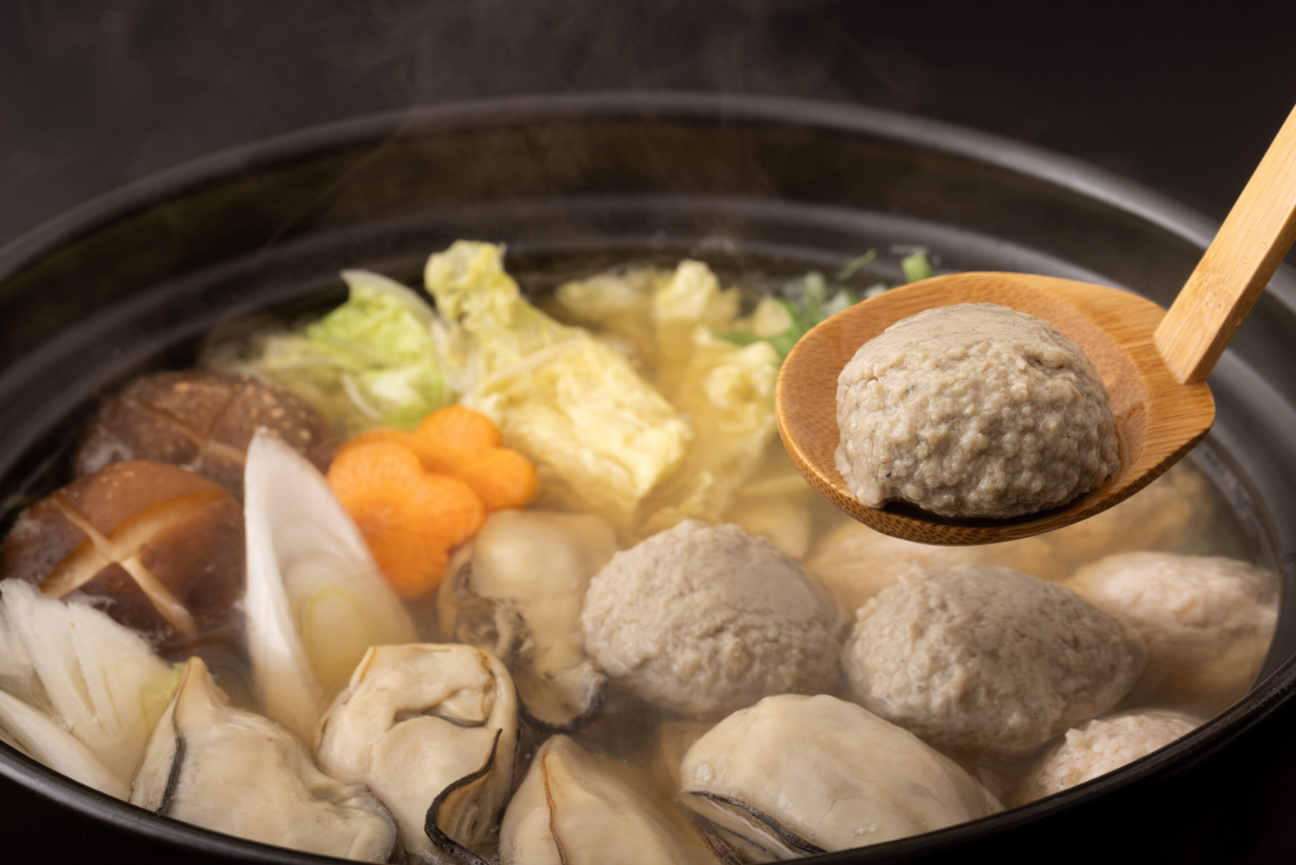 調味シラップH-90Pをイワシのつみれに使用して、魚臭をマスキング